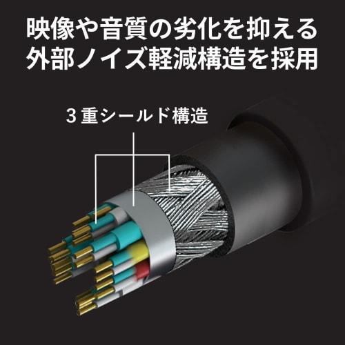 Buffalo HDMI Ultra High Speed ??3m 8K / 4K / Full HD eARC VRR compatible [Ultra High Speed ??HDMI Cable certified product] Nintendo Switch / PS5 / PS4