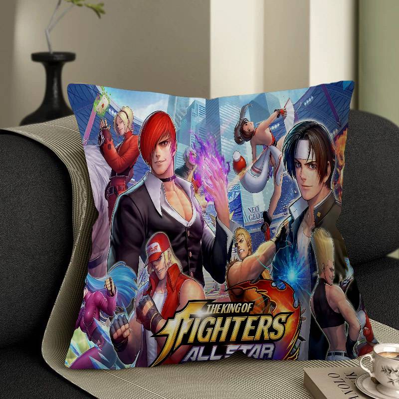 Fighting Game K-King of F-Fights Personalized Pillow Cover Kids Bedroom Wild Party Decor Pillowcase kid Birthday shower Gift