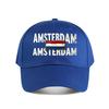 Berretto da Baseball in Cotone Lavato Vintage Amsterdam Berretto da Baseball Moda Unisex Cappello da Sole Donna Sport all'Aperto Cappellino Snapback