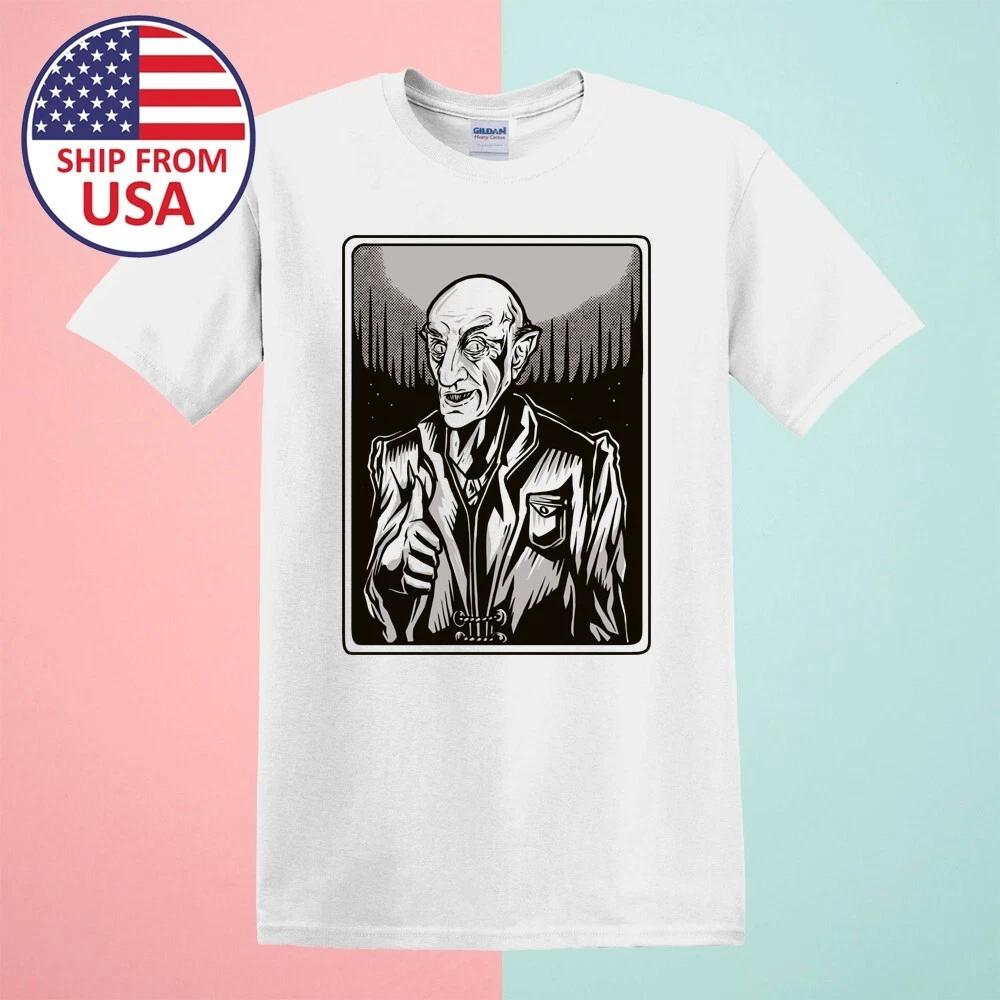 Nosferatu Horror Movie Men s White Size S-5XL XL