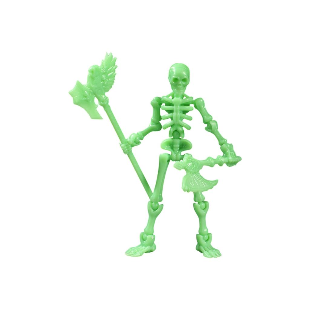 Skeleton Movable Model, Equipped With A Variety Of Weapons, Figures