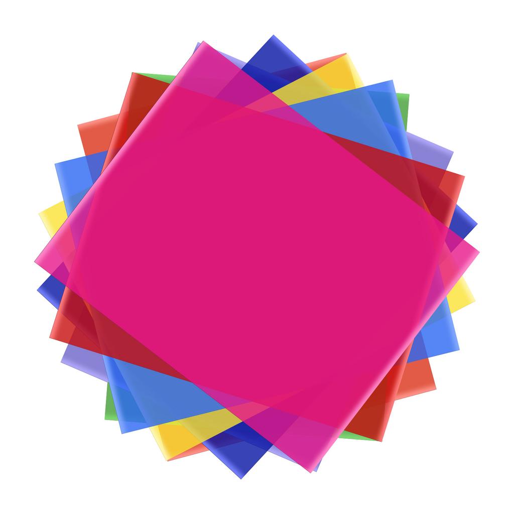 8 Colors set PET Transparent Gel Lighting Filter 50 * 40cm  20 * 16in Coloured Overlays Tinted Correction Gels Light