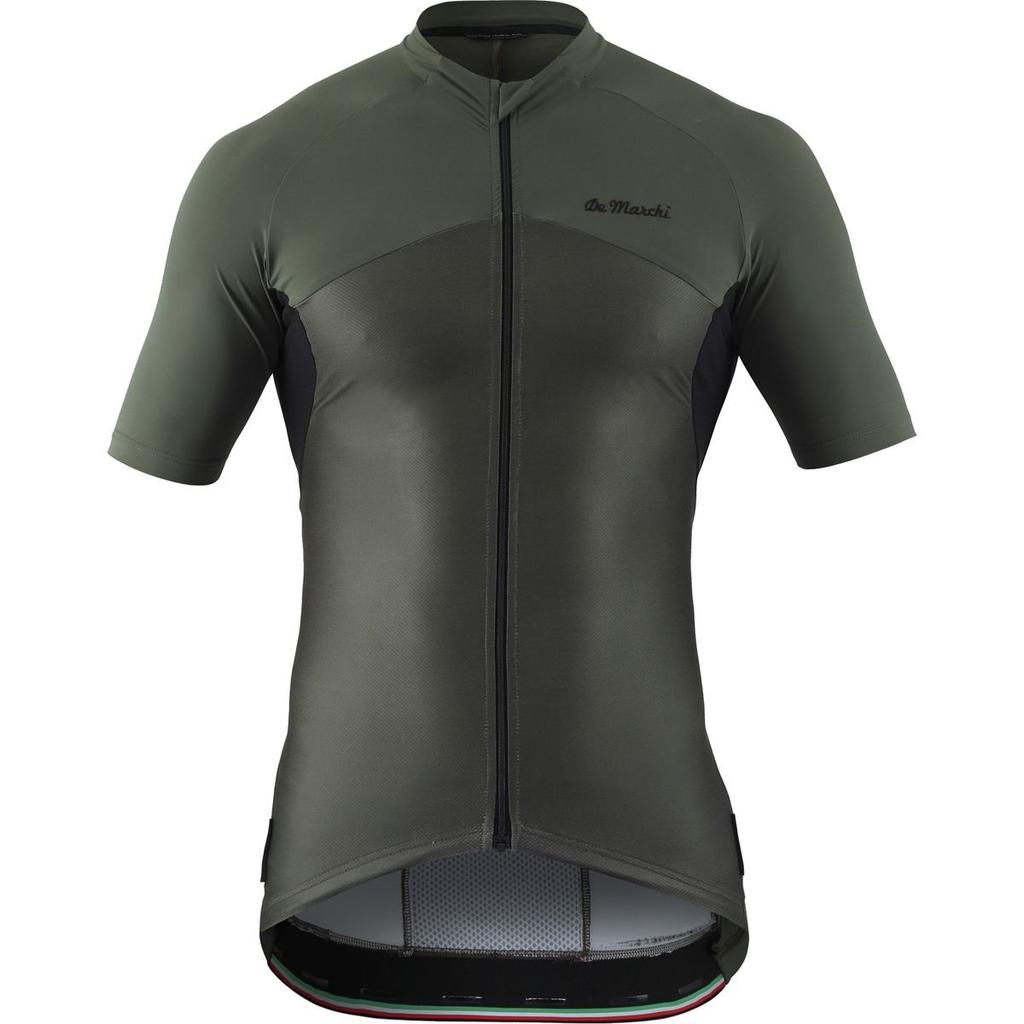 De Marchi Perfecta Jersey Hunter Green, Size S, for Cycling and Road Bikes, D5SMCDM25020