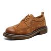 Fashion Mens Casual Wedding Party Dress Platform Shoes Lace-up Cow Suede Leather Derby Shoe Carved Brogue Sneakers Designer Footwear Man