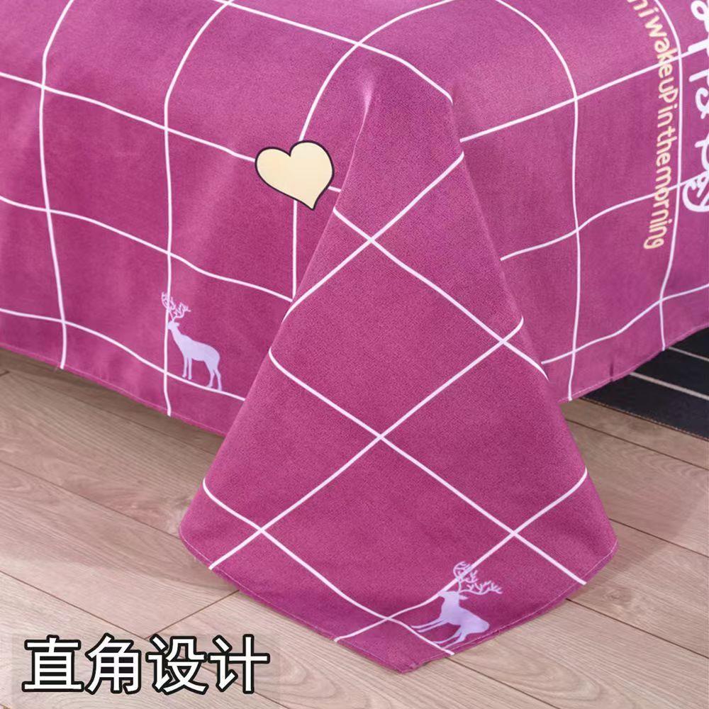 Bed Sheet Single Piece Sanded Skin-friendly Home Dormitory Bed Sheet Single Double Bedding Bedspread Mattress Cover