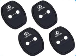 4PCS Car Door Lock Buckle Silicone Cover Sticker For Lexus RX300 CT200H ES200 GS300 IS250 ES LS LC NX UX RX RZ GX LX LM G etcJT3