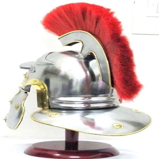 Medieval Roman Helmet Centurion Gallic Helmet Spartan Greek Knight Armor Helmet Size 67 Cm