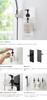 Yamazaki Jitsugyo Magnetic Bathroom Dispenser Holder Tower Set of 3 Shampoo Storage White 4867 3SET