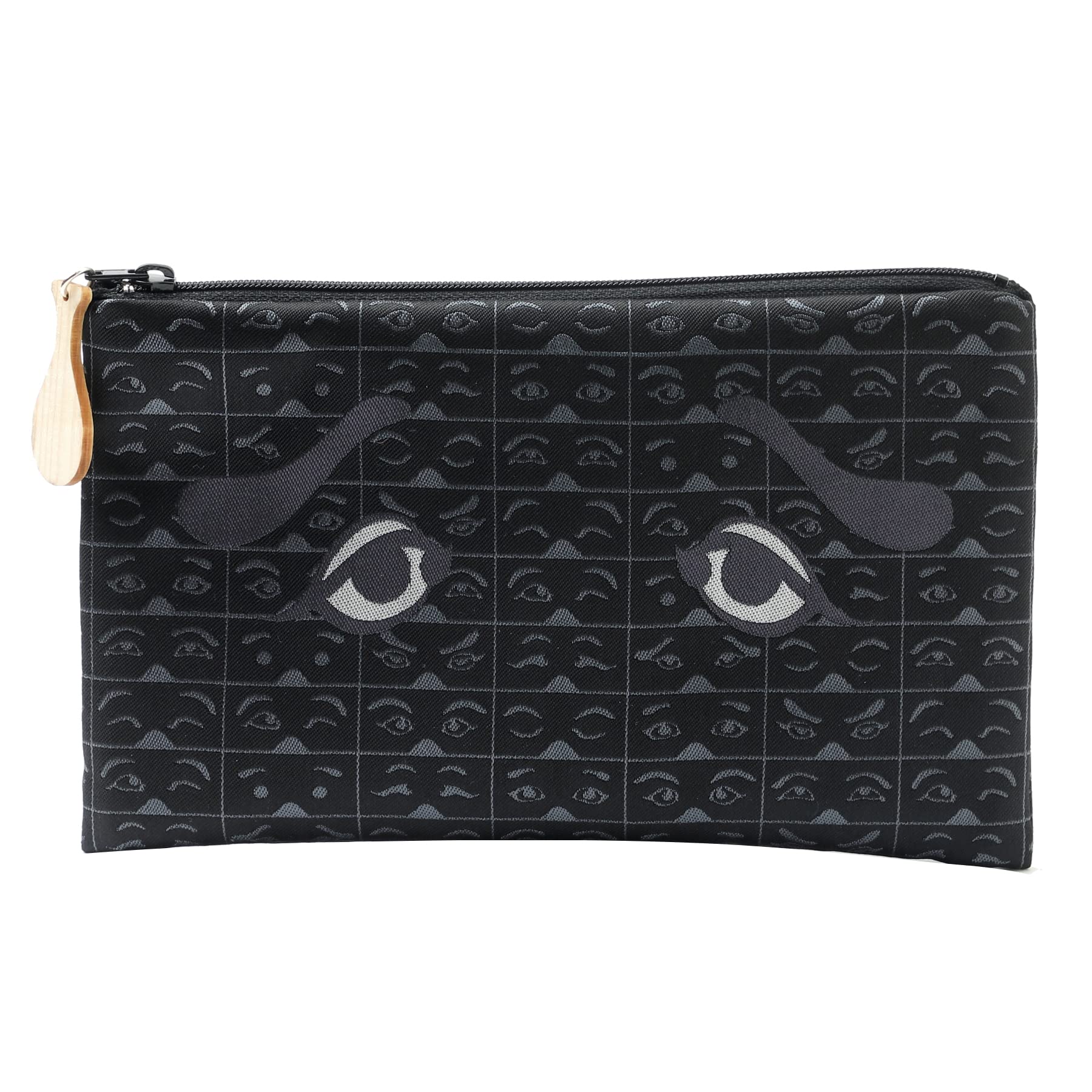 

Sanui Orimono 40g Hakata-ori Pouch, Niwaka, Black, Craft, чорний