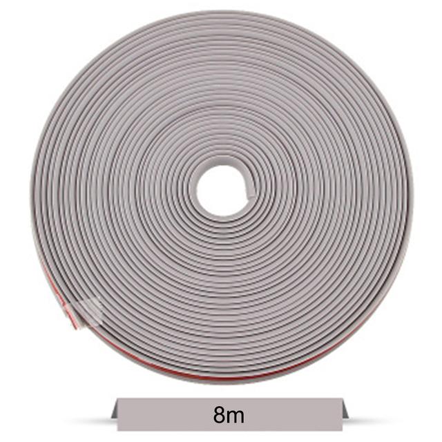 Auto Wheel Trim Strip Tyre Rim Crash Strip Wheel Hub Anti Scraping Scratch Decorative Thread Tape Red Rims contour Protector