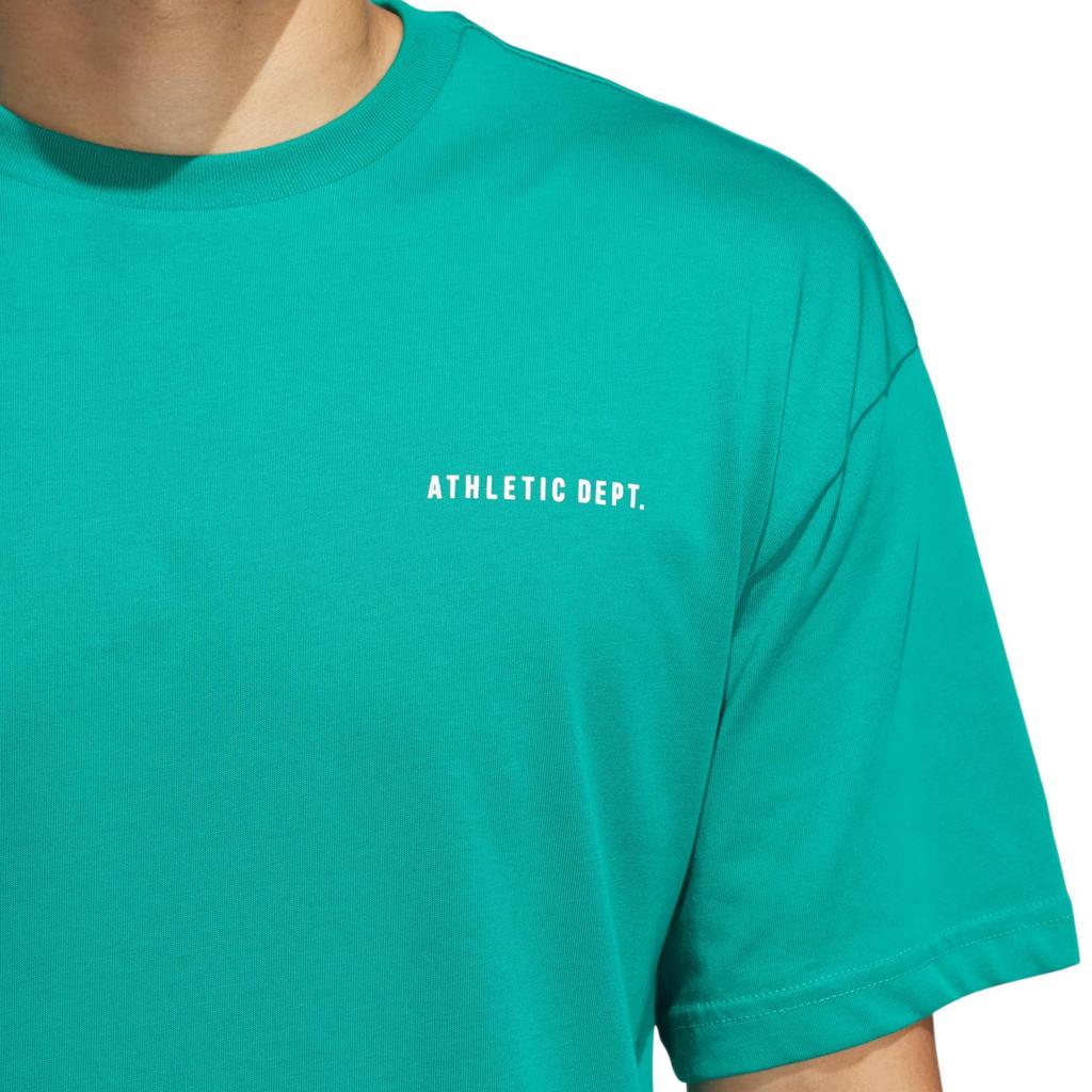 Adidas Soft Comfortable Breathable Skin-Friendly Short Sleeve T-Shirt Men Tops Honor-Green White JN7111