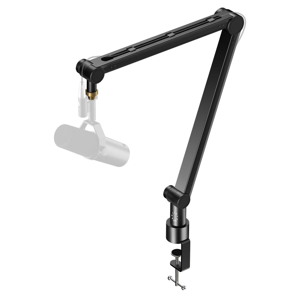 Alterzone ALZ-M4 Microphone Arm, Gaming Microphone for Streaming, USB, 2kg Weight Capacity, 38" to 58" Adapter Included (ALZ-M4)