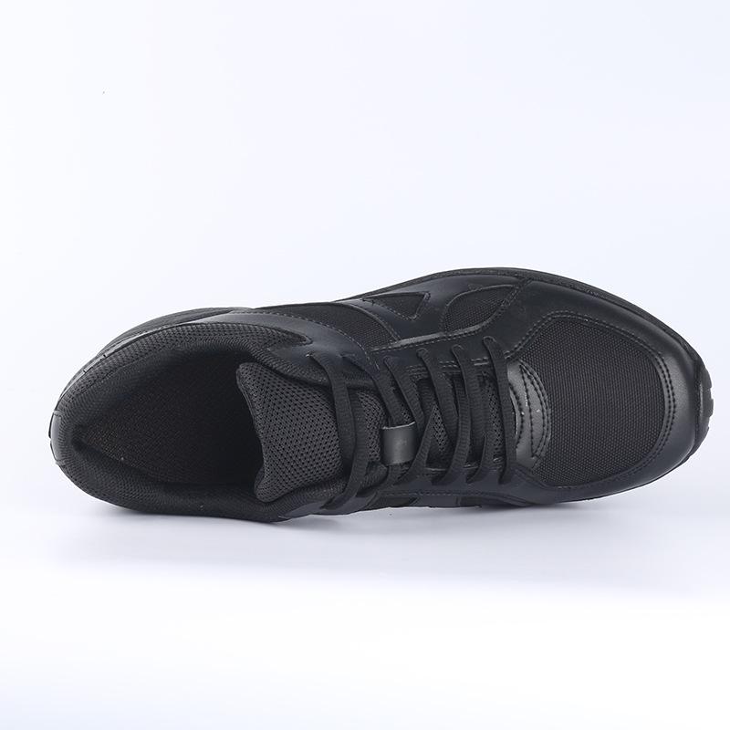 Men's Black Wear-Resistant Ultra-Light Running & Training Shoes for Firefighting and Military Fans