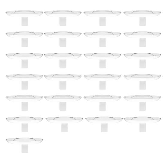 Yousheng 6/12/15/24/25/30/35/50/60Pcs Floating Floral Arrangement Holder Clear Floating Flower Display Stand Hydroponics Water Planting Flower Bowl