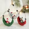 Hangging Christmas Santa Pendant Photographic Props Christmas Tree Decorations  Home Decoration