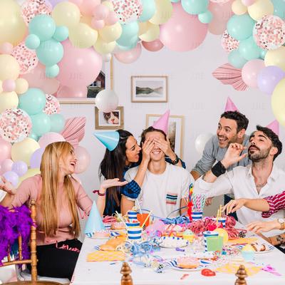 Birthday Balloon Arrangement Ornaments Party Package Set Premium Scene Supplies Anniversary Arch Balloon Chain