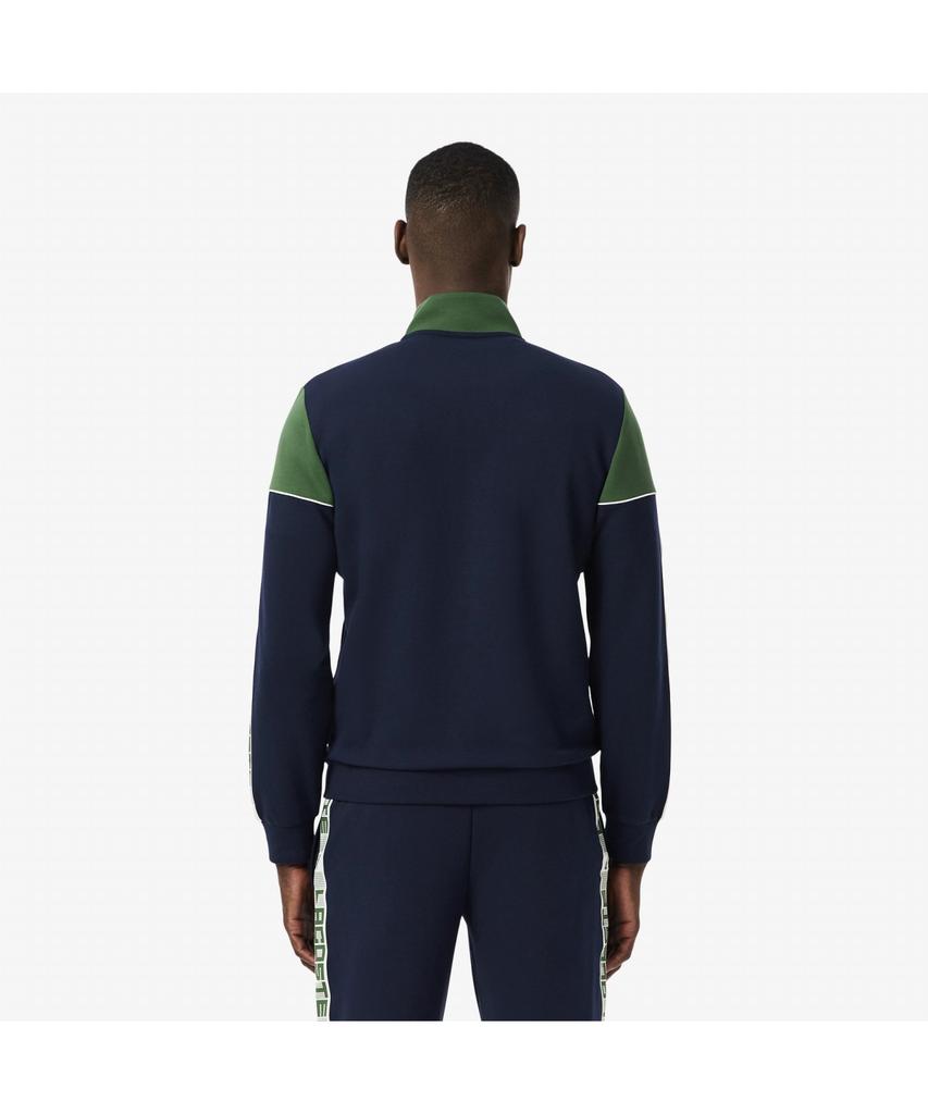 Lacoste Men'S Lettering Tennis Sweat Jacket Sh4751-55N 802