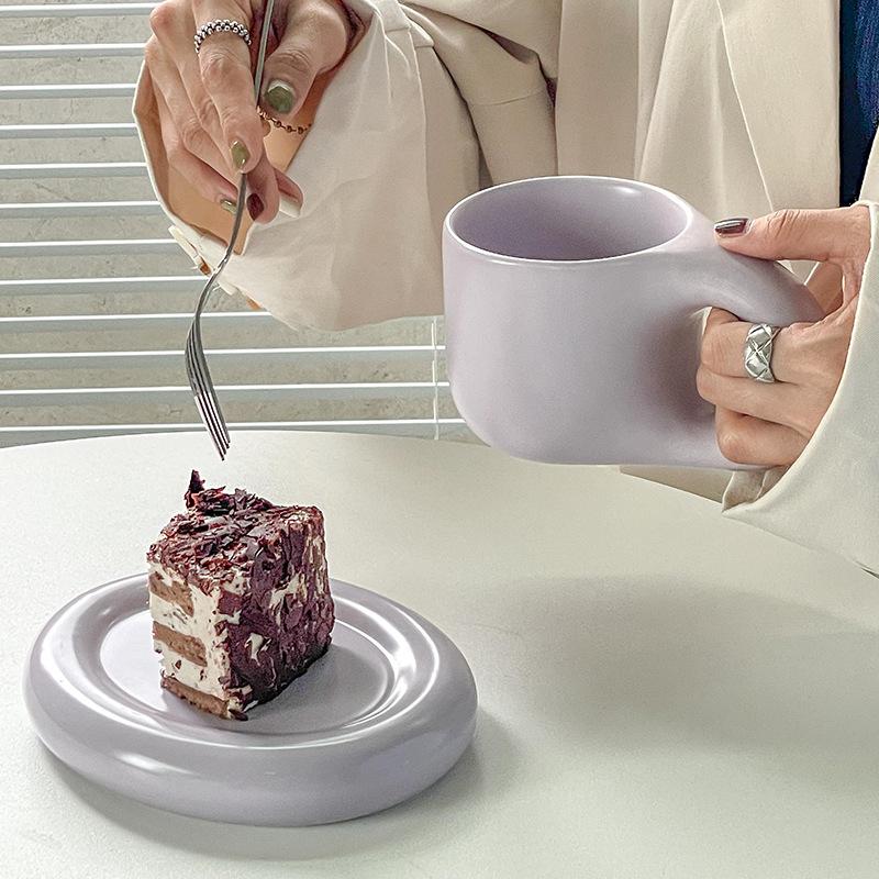 Premium Nordic Simple Ceramic Couple Cup Creative Trend Cute Fat Fat Cup Water Cup Coffee Cup Strong Strong Strong