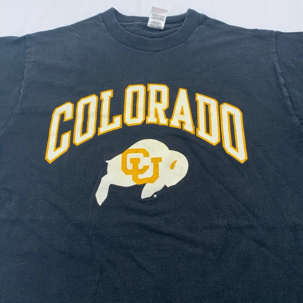 Vintage 90. léta UNIVERSITY OF COLORADO BUFFALOES FOTBALOVÉ TRIČKO M
