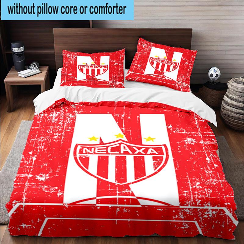 3pcs Soccer Player Printed Bedding Set Duvet Cover Closure Includes 1 Duvet Cover & 2 Pillowcases Bedding Sets Home Decor Gifts
