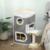 75 cm Cat Tree, Cat Tower Condo for Indoor Cats with Scratching Post, Jumping Platform, Grey