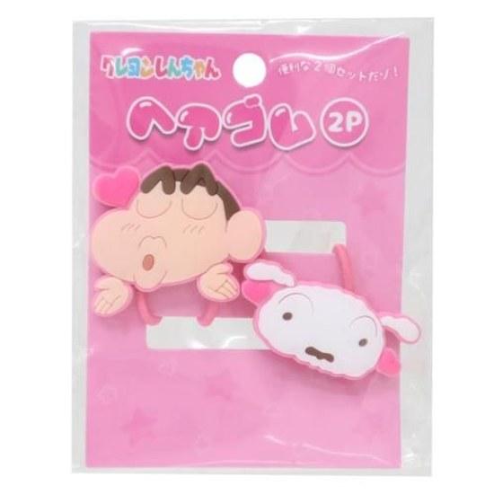 Hair accessory Crayon Shin-chan ties 2P pink Ai Planning ornament anime mail delivery Marshmallow Pop