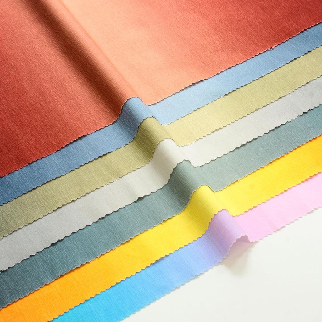 Nippon Chuko Hawaiian Gradient Print Sheeting Approximately 110cm Wide X 6m Lemon Yellow X Fabric, Cut, Orange, DD11216-304