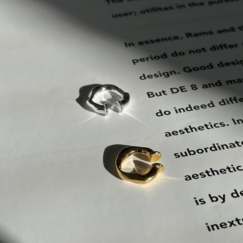 Mosxe [925silver] Tap Earcuff (2color)