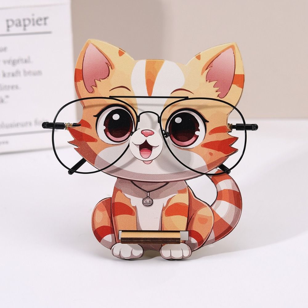 Hand-carved Animal Glasses Frame 3D Eyeglass Rack Cute Glasses Display Stand  Home Decor