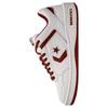 Converse Weapon Anti-slip and wear-resistant low-top board shoes unisex white and red