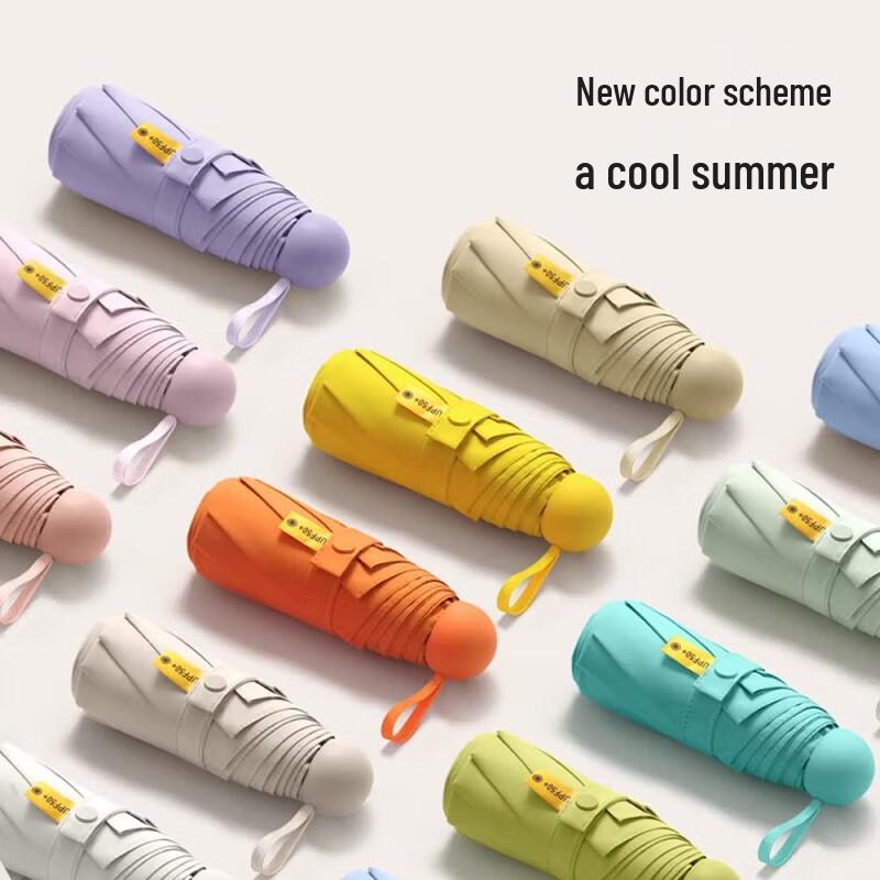 MAYDU Five-Fold Mini Capsule Sun Rain Umbrella