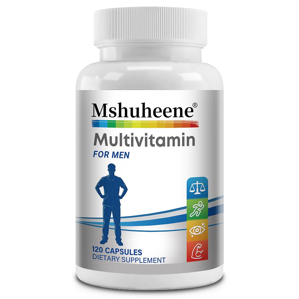 Multivitamin For Men Dietary Supplement, With Zinc Oxide, 120 Capsules Per Bottle 120 Capsules