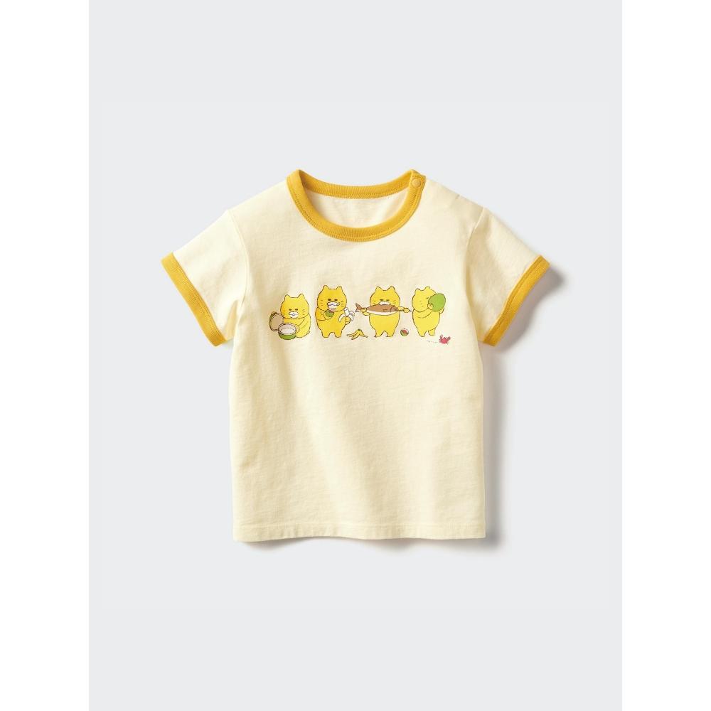 

Uniqlo Коллекция иллюстрированных книг Японии Ут Норанэко Гундан Сора 46 YELLOW/80
