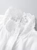 Women's Retro Lace Collar Long Sleeve High-Density Cotton Shirt - Spring New Arrival