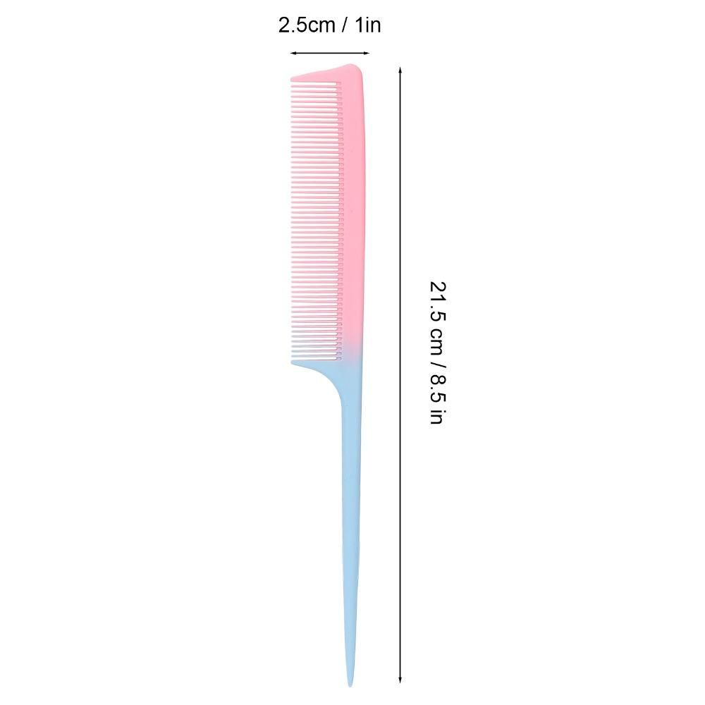 Gradient Tail Comb Professional Hairdressing Comb Home Color Work Gradient Tail Comb  Daily Use