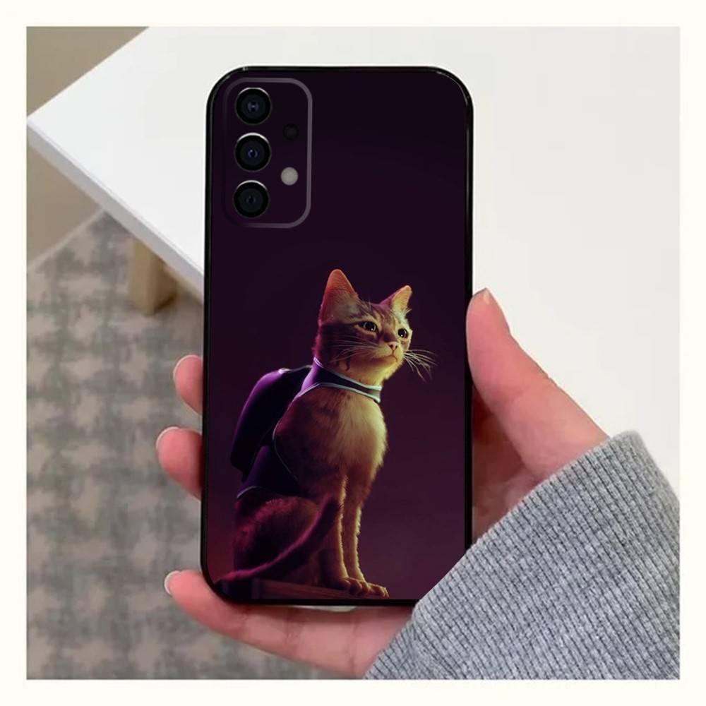 Game Stray Cat Phone Case For Samsung Galaxy A20,A21s,A22,A31,A32,A52,A53,A72,73,A80,A91 Soft Black Cover