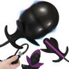 Silicone Inflatable Anal Plug with Beads - Expanding Rear Dilator Sex Toy