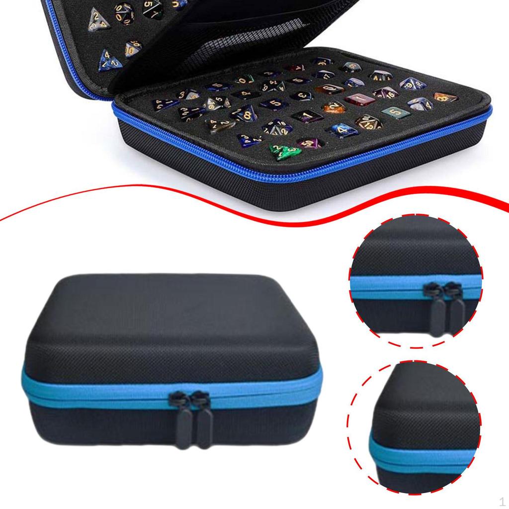 Board Game Dice Case with Removable Tray And Shockproof Design