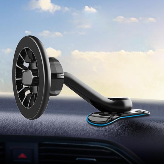 Magnetic Phone Holder Stability High Compatibility 360-Degree Rotation Wide Car Windshield Dashboard Mount Cellphone