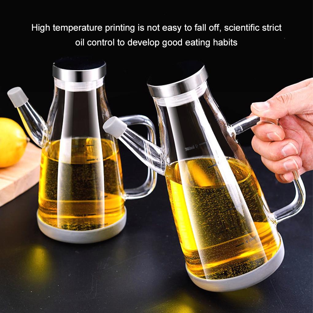 Heat-resistant Oil Dispenser Free Spout Oil Dispenser Kitchen Large Oil Glass Oil Spout For Cooking Olive Vinegar
