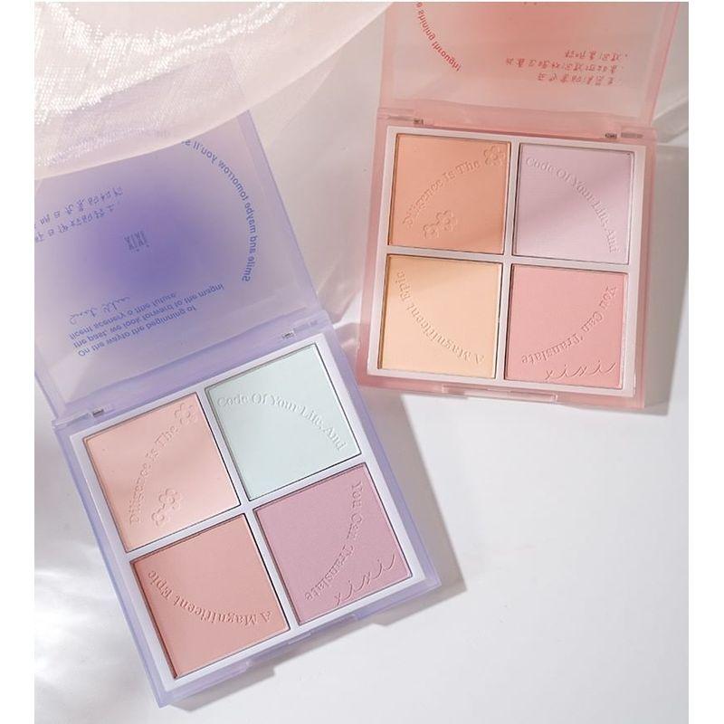Xixi - 4 Colors Blusher Palette - 2 Colors