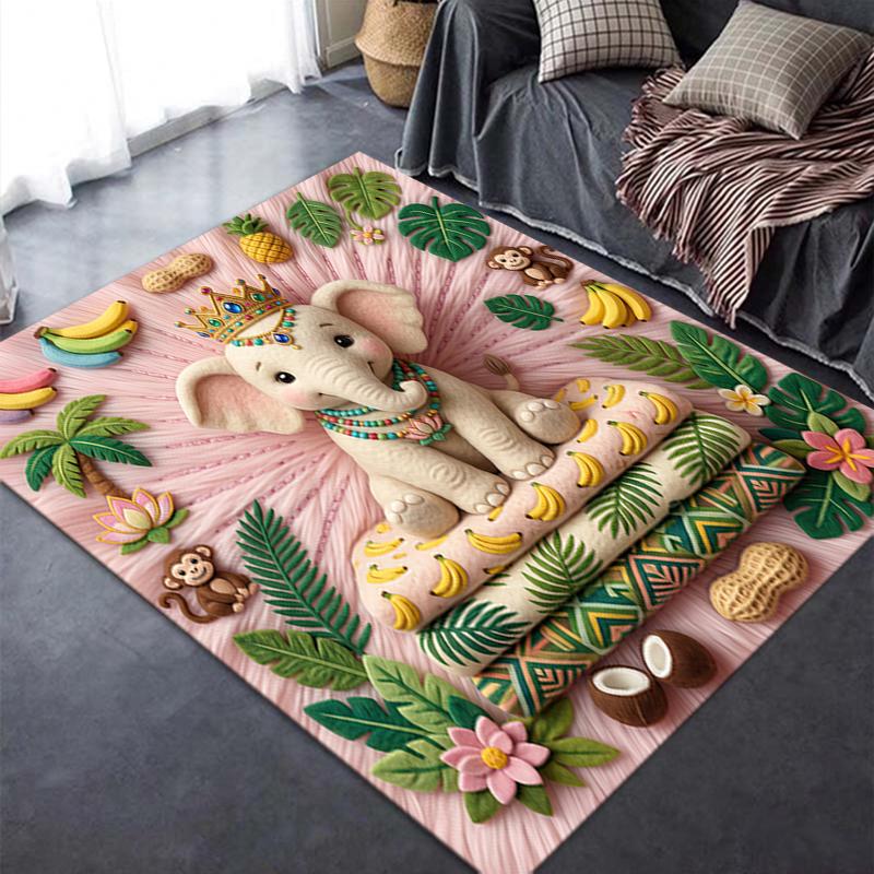 2025 New Cute Animals Carpet Rug for Living Room Bedroom Home Sofa Decoration,Kids Play Non-slip Floor Mat