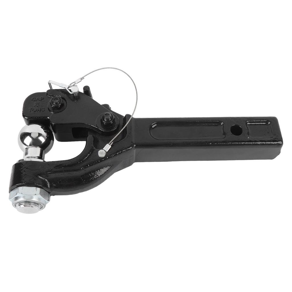 Deichselhaken mit 2-Zoll-Anhängerkupplungskugel 16000 lbs 15 Zoll Länge Receiver-Mount-Kombination Anhängerkupplung für Auto SUV Pickup