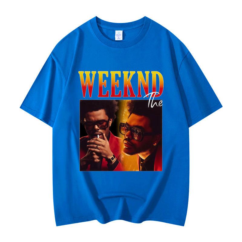 Rapper The Weeknd Graphic T Shirts Unisex Women Clothing Hip Hop Fashion Short Sleeve T Shirt High Quality Cotton Oversized Tshirt