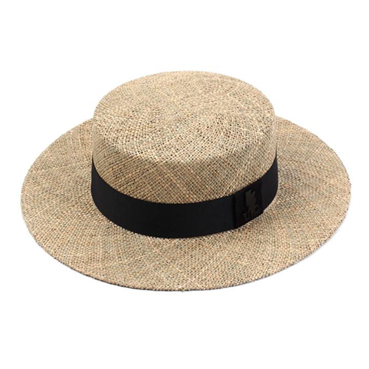 Yunibeosyeolkemiseuteuli Bau Flat Long Panama Hat Bk Panama Hat