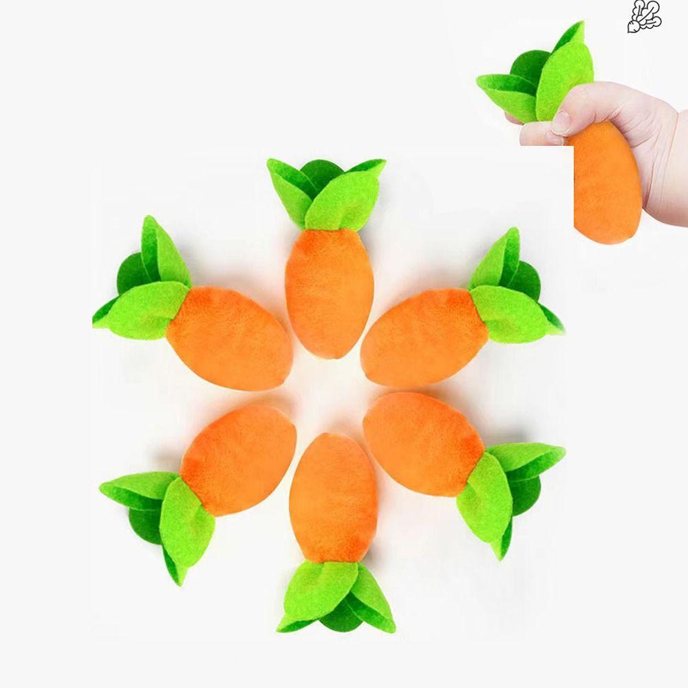 Interaction Toys Plush Carrot Toys Child Educational Toys Pet Dog Chew Toy Pull Up Carrots