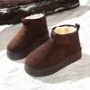 Real Sheepskin Wool Low-cut Warm Comfortable Shoes Women Fashion Short Shoes  New Winter Warm Boots Fur Ladies Snow Boots