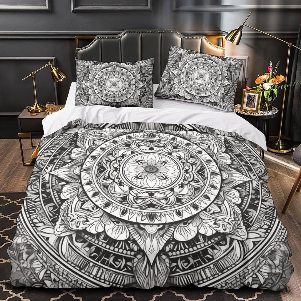 3D Digital Printing Bedding Two Or Three-Piece Set Bohemian Series Polyester