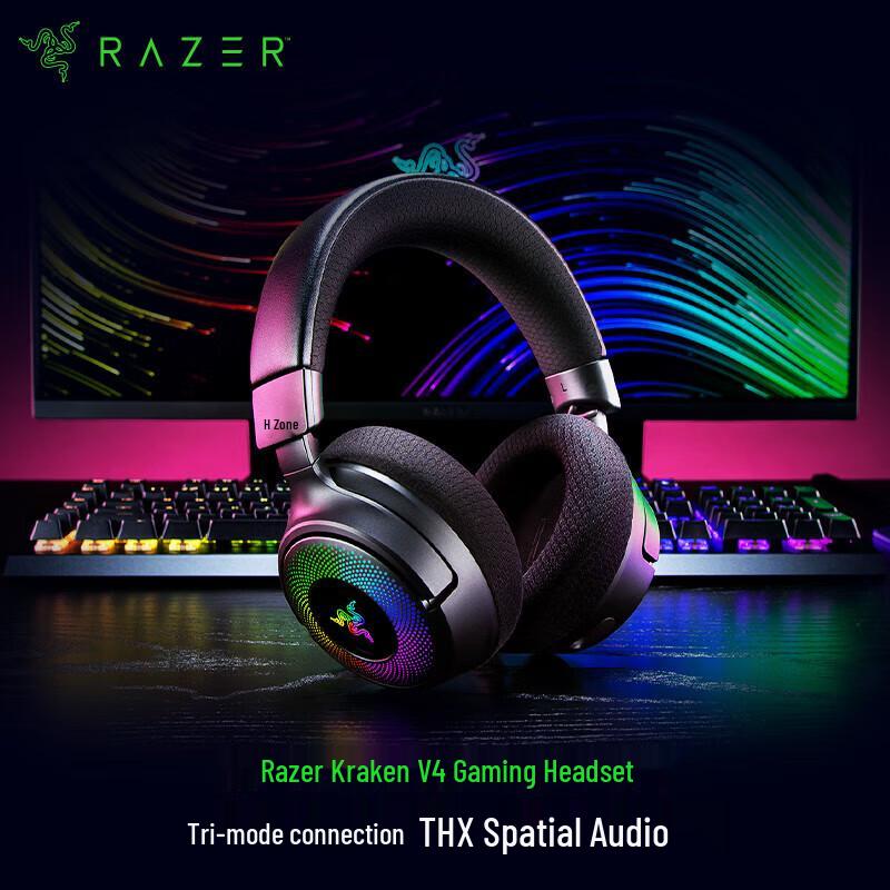 Razer Kraken V4 Tri-Mode Wireless Gaming Headset