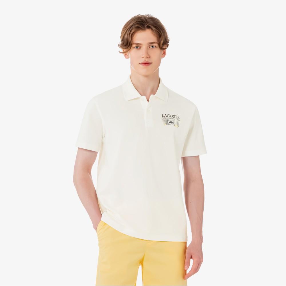 [lacoste] Men's Roland Garros Graphic Polo Shirt PH0379-56G70V